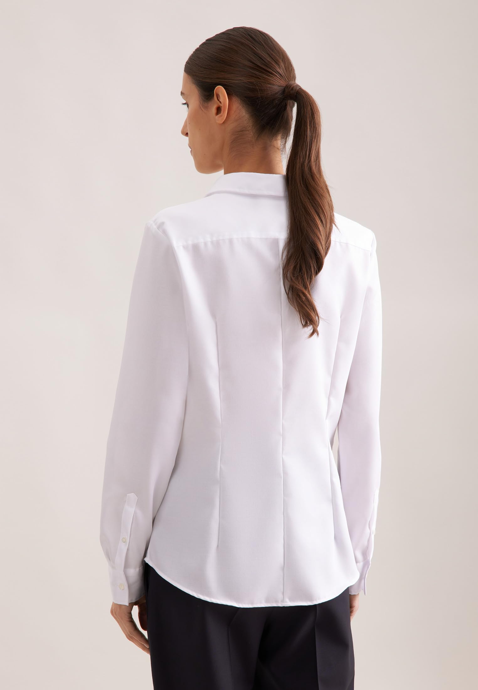 Seidensticker Damen Women Regular Longsleeve Cotton Bluse (1er Pack)