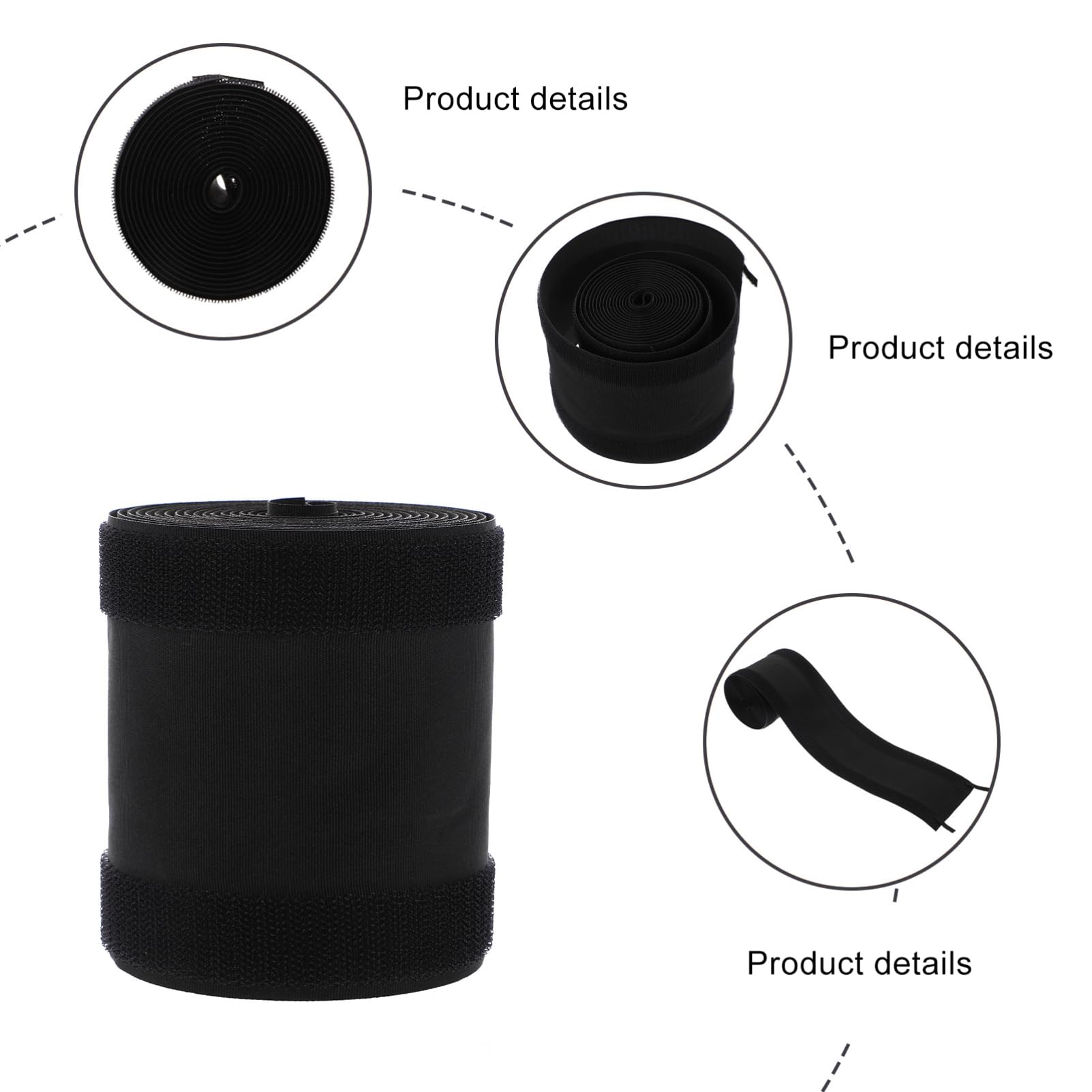 IWOWHERO Cable Grip Strip Self Adhesive Floor Cable Cover for Carpet Durable Wire Management for Prevents Tripping and Keeps Cords Organized