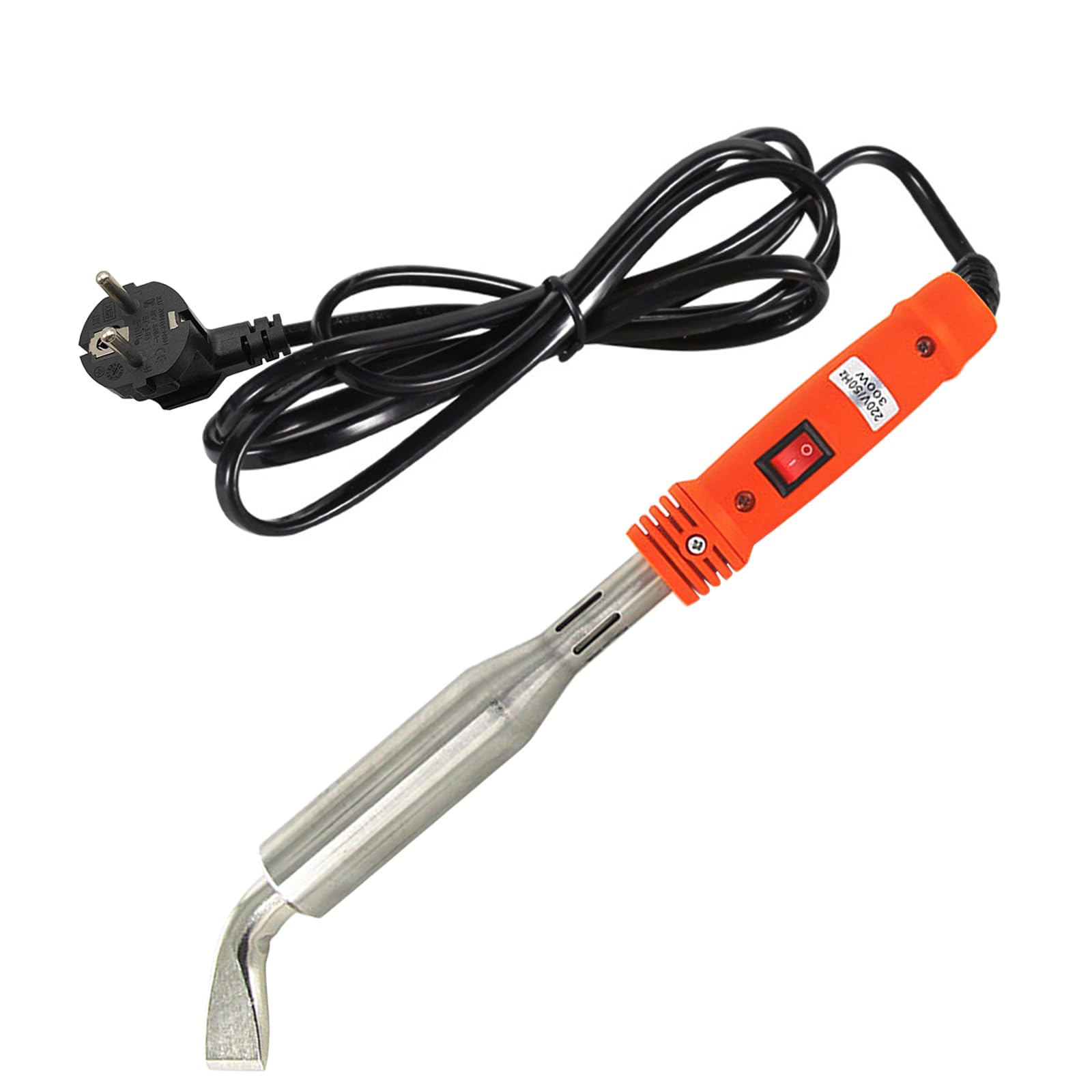 Fer à souder électrique, Fer à souder haute puissance 300W, 220V Fer à souder robuste professionnel, Pistolet thermique électrique, Température de pointe de 500°C pour travaux de zinguerie, modélisme