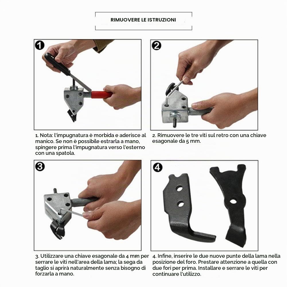 Testa di taglio per lamiera, utensile elettrico per attacco per taglio di metalli con turbo cesoia con impugnatura esagonale da 7 mm, per forbici per trapani elettrici