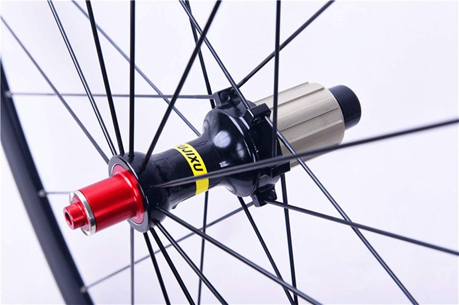 Ruote Set di Ruote per Bici da Strada 700c Ruota Anteriore E Posteriore per Bicicletta da 28 Pollici Cerchio in Lega A Doppia Parete 30mm Freno C/V 8-11 velocità QR 1560g