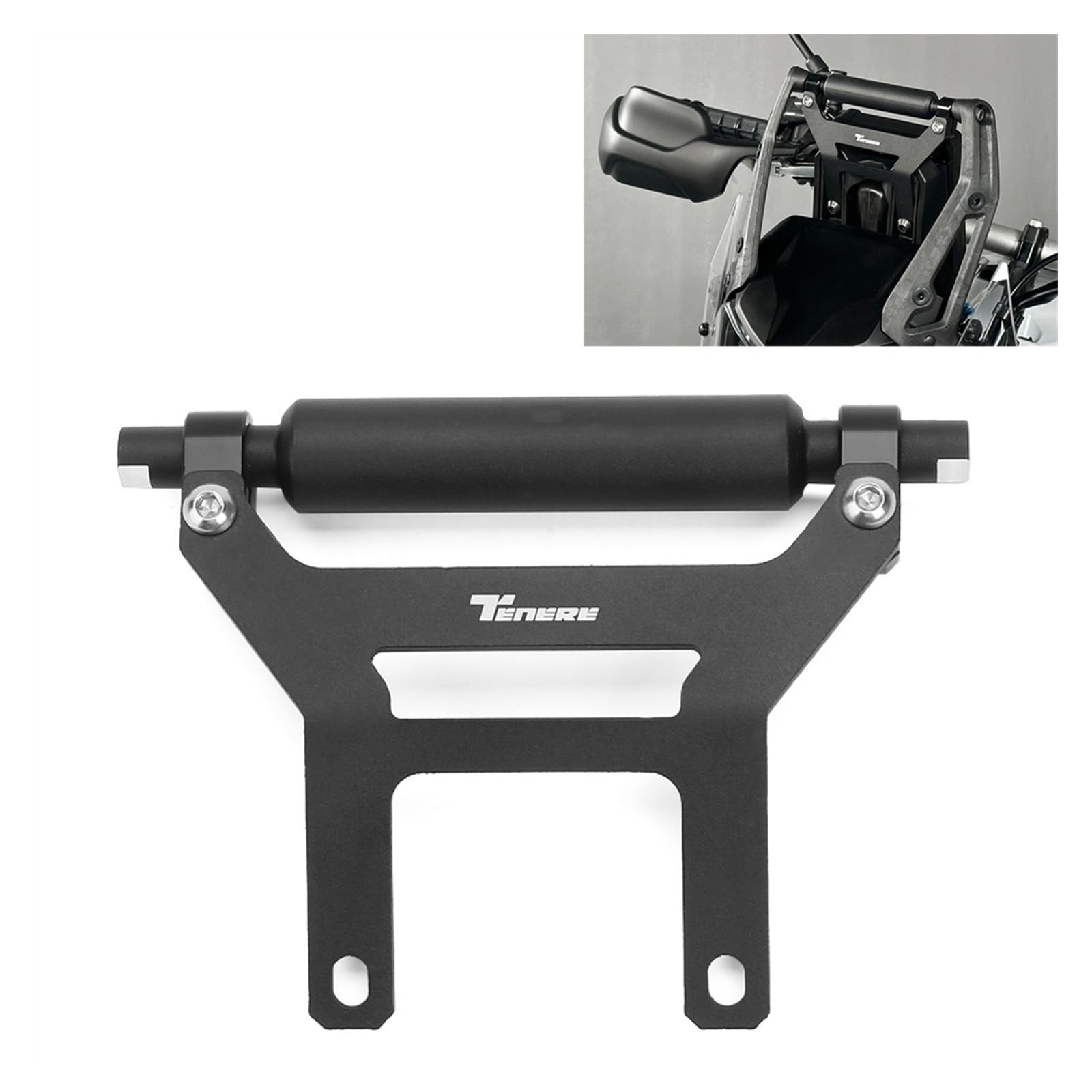 Staffa antivibrante for stabilizzatore moto staffa di navigazione GPS compatibile con Yamaha Tenere 700 T700 T7 XTZ700