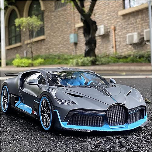 Image of 1:32 Diecast Metal Car Model Divo Toy Cars for Kids Pull Back Openable Doors with Light Sound,multicolor