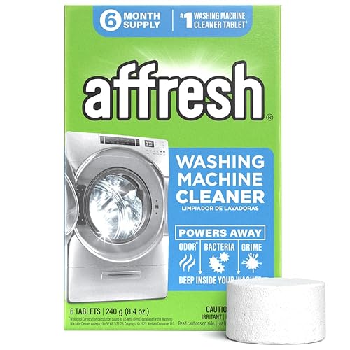 Affresh Washing Machine Cleaner, Helps Power Away Odor Causing Bacteria
