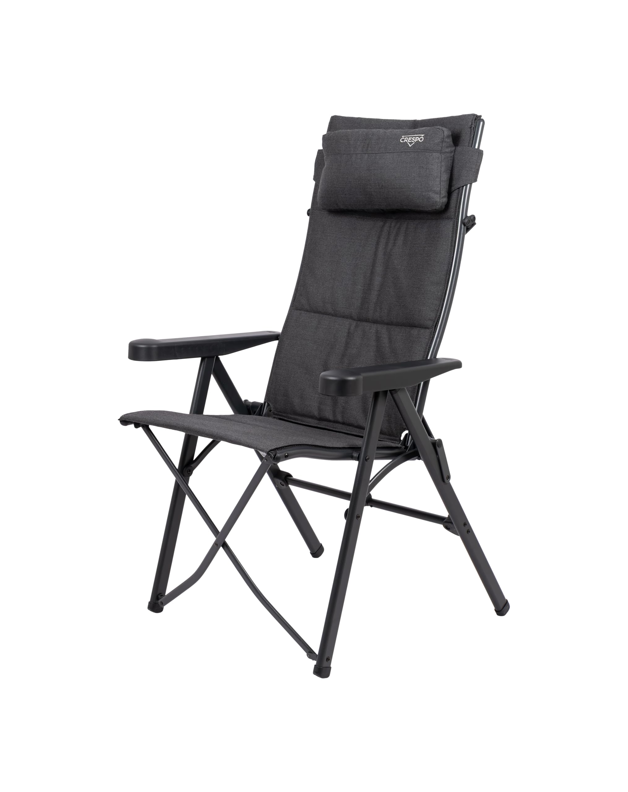 CRESPO - Silla plegable - AP/740 - Tex-Comfort - Gris, prodotto per uso quotidiano