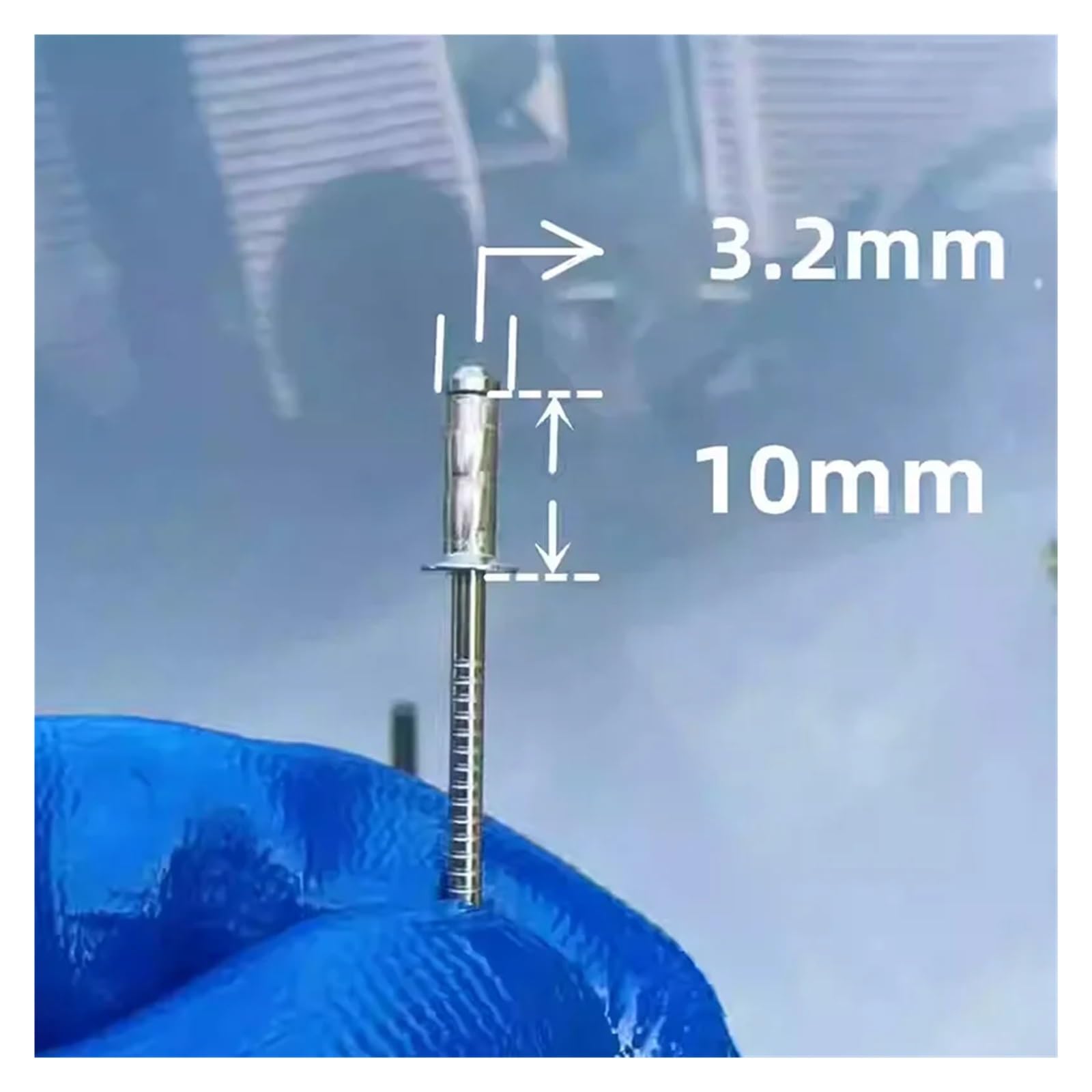 Blindnieten 30/50 Stück Senkkopfnieten, Blindnieten aus Edelstahl 304 mit mehreren Nietreihen(30Pcs,4.8x20 mm)