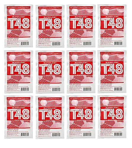 12 x Levadura Turbo para Mosto T48 Super 140g – Para Mezclas con 8 kg de Azúcar, Fermentación Rápida y Eficiente