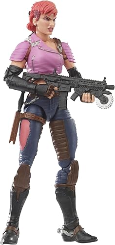 G.I. Joe Classified Series Zarana Figura de acción, 48 juguetes coleccionables con múltiples accesorios de alta calidad, a escala, de 6 pulgadas,