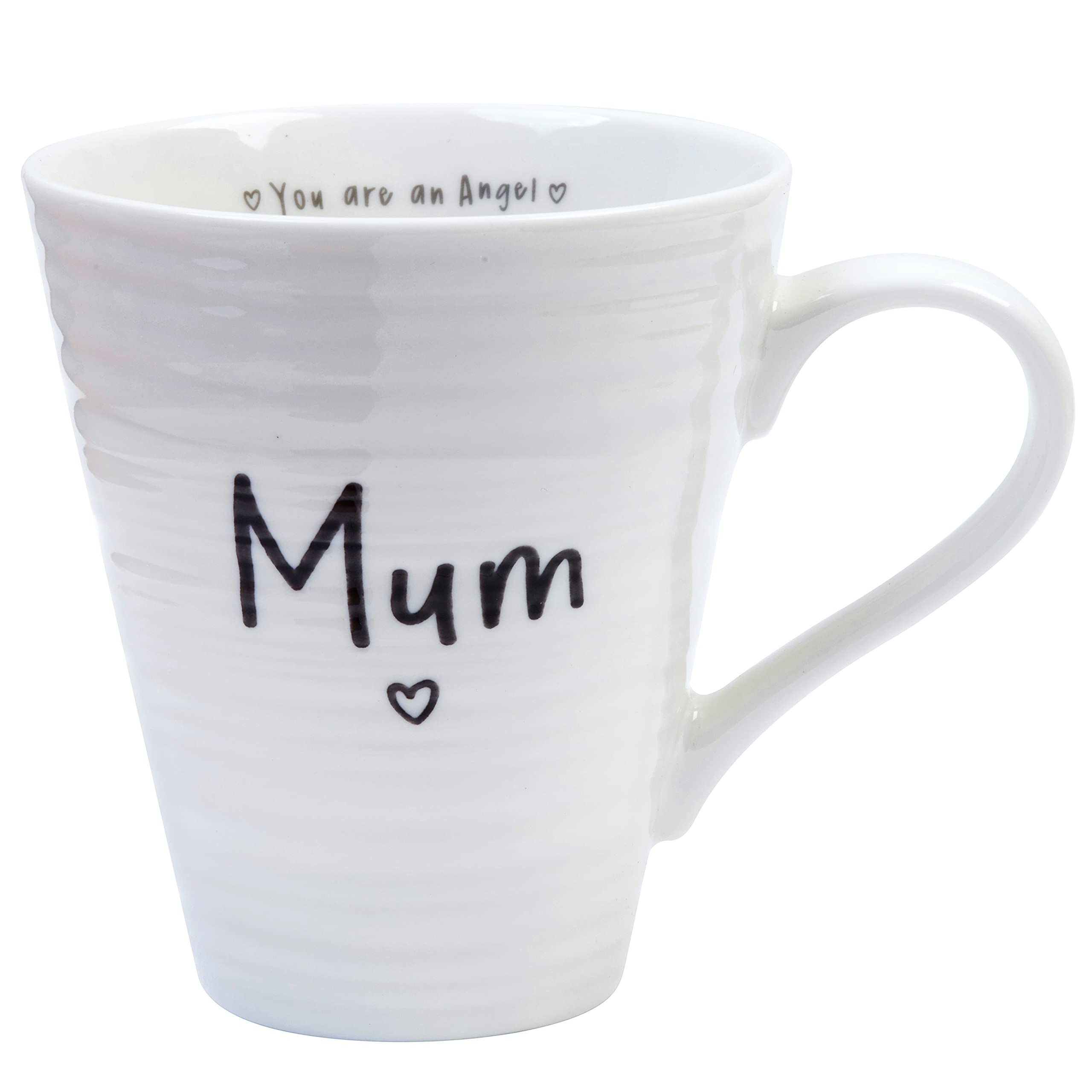 Guardian Angelmug Mum Ceramic Coffee Cup Mug Scratch & Heat Resistant Novelty Mug with Special Message at Back for Cappuccino, Latte, Hot Cocoa & Hot Tea| Gift for Mother's Day & Christmas