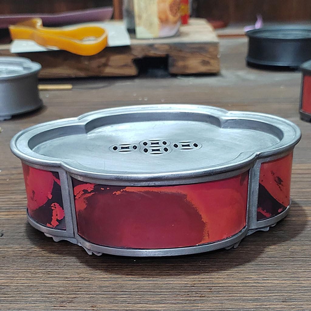 Retro Chinese Style Teapot Household Water Storage Dry Tea Tray Small Wrapped Edge Table Home Tea Table Tea Tray