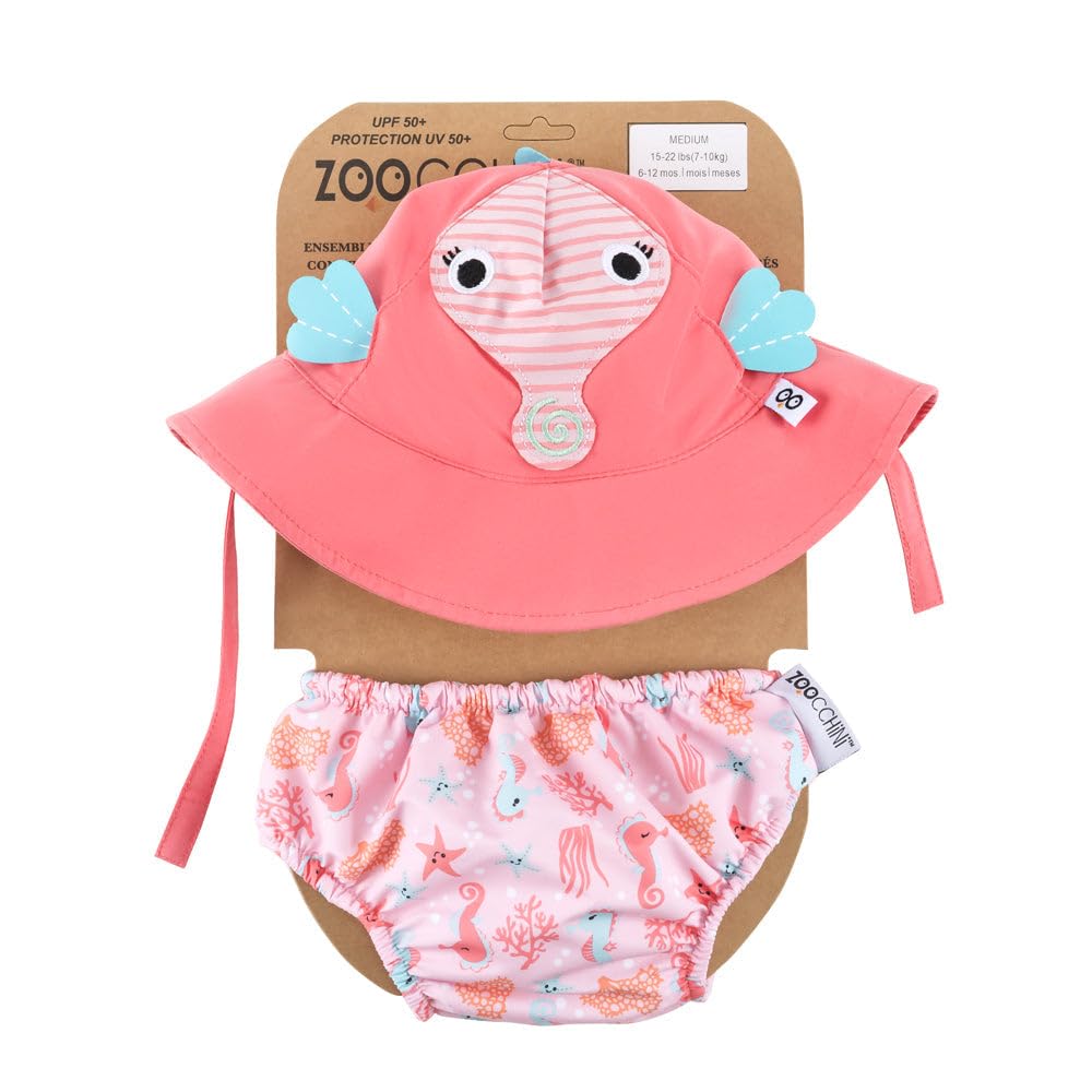 Zoocchini Magliettina Baby Proteggi Raggi Solari, Amici Lago Ropa de baño Premama Bebé-Niños