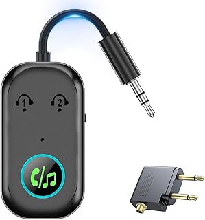 Angju Bluetooth 5.3 Transmitter Receiver for 2 AirPods or BT Devices