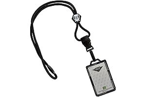 Detachable Govo Lanyard and ID Badge Holder with RFID Blocking