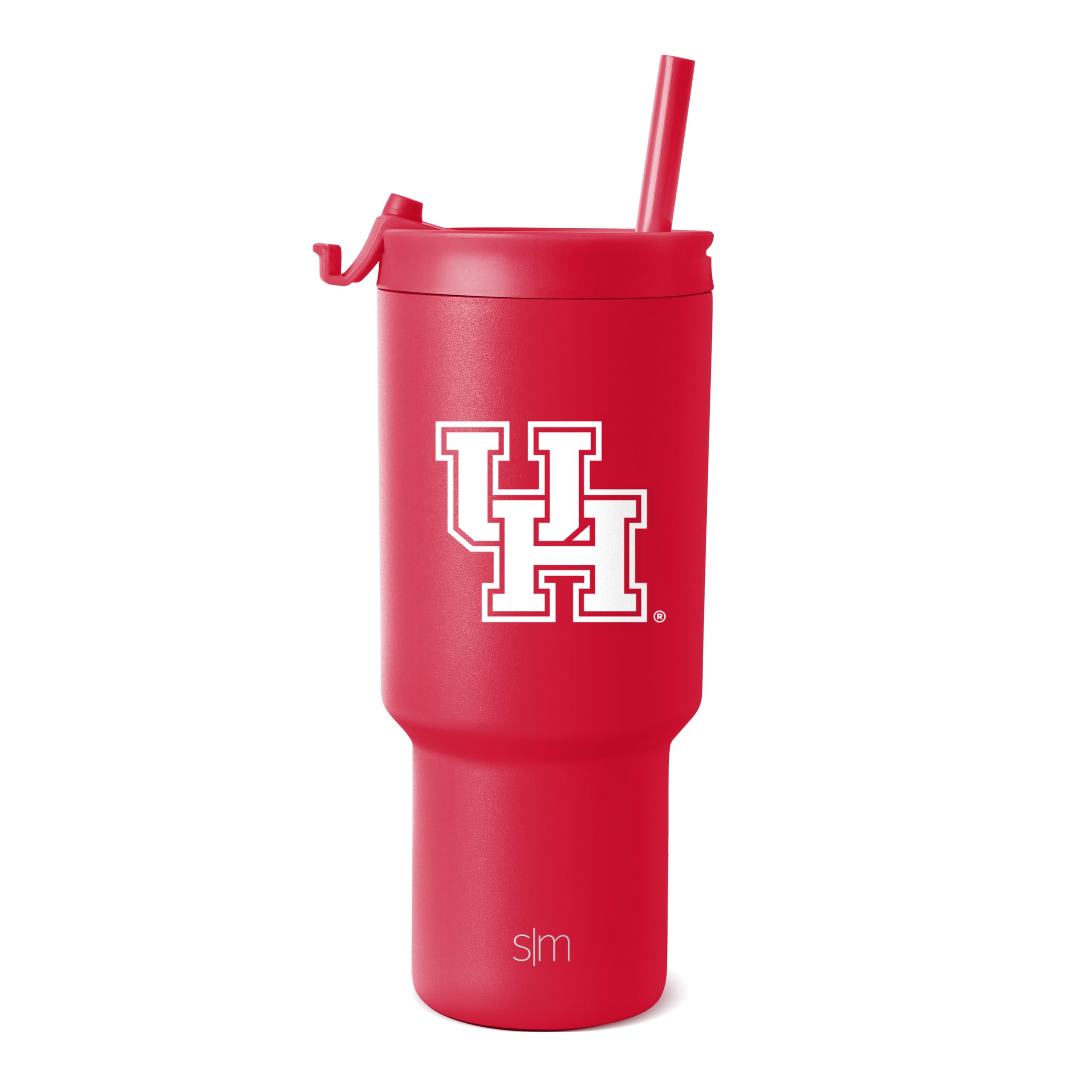 Simple Modern Houston Cougars Tumbler with Straw | 30oz | Collegiate