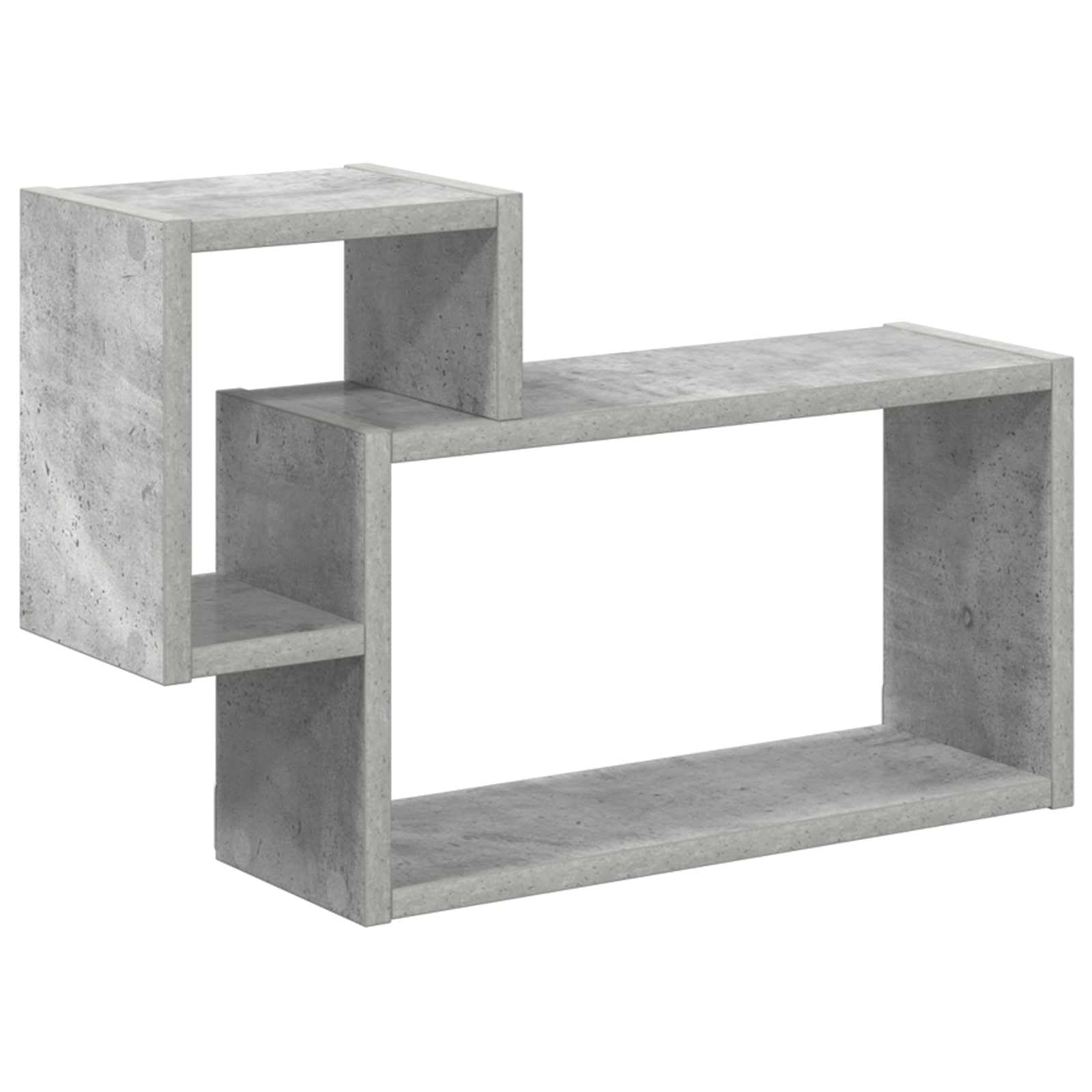 Étagère murale grise en bois pour ranger sans encombrer le sol