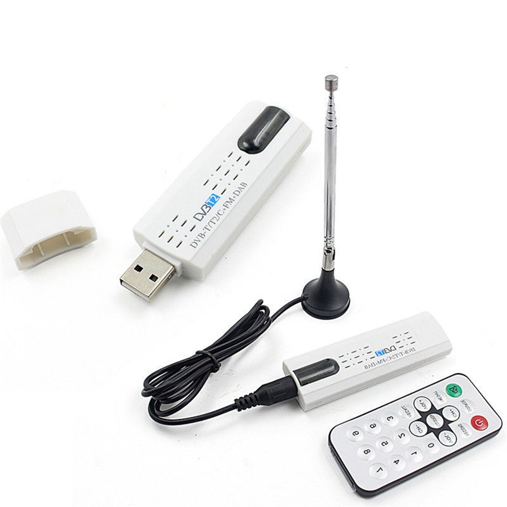 USB 2.0 Digital DVB-T/SDR++FM HDTV Sintonizador de TV Receptor
