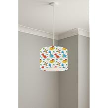 Dinosaur Adventure Fun lightshade   20 x 18.5cm Ceiling Drum Shade | 875FF5