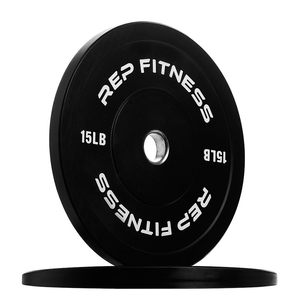 Rep Bumper Plates for CrossFit and Weightlifting 15 lb Pair