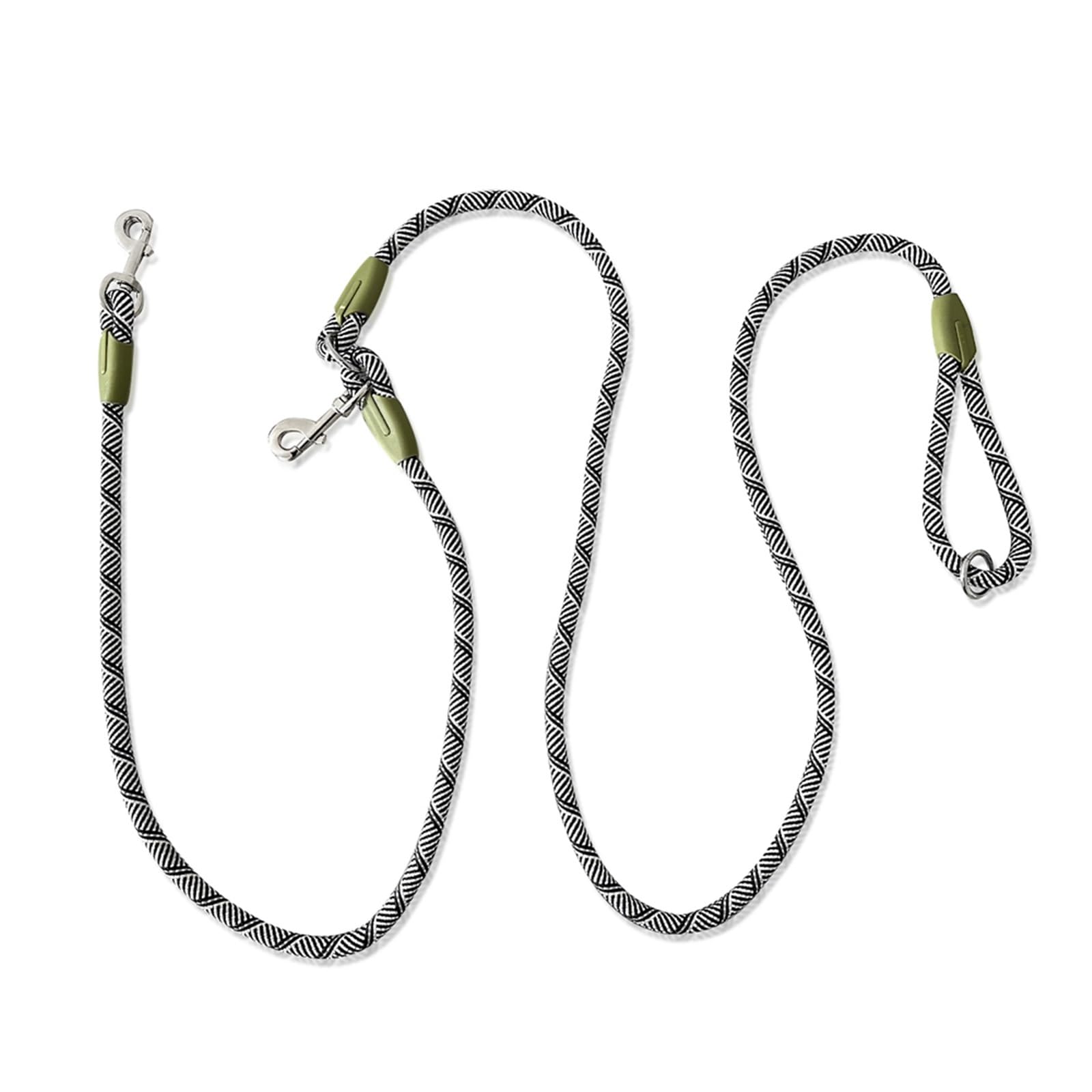 Correa de Nailon S/M/L for Perros pequeños y Grandes, con Cadena de tracción for Correr, Manos Libres y Caminar. para Correr, Paseo(Red,L)
