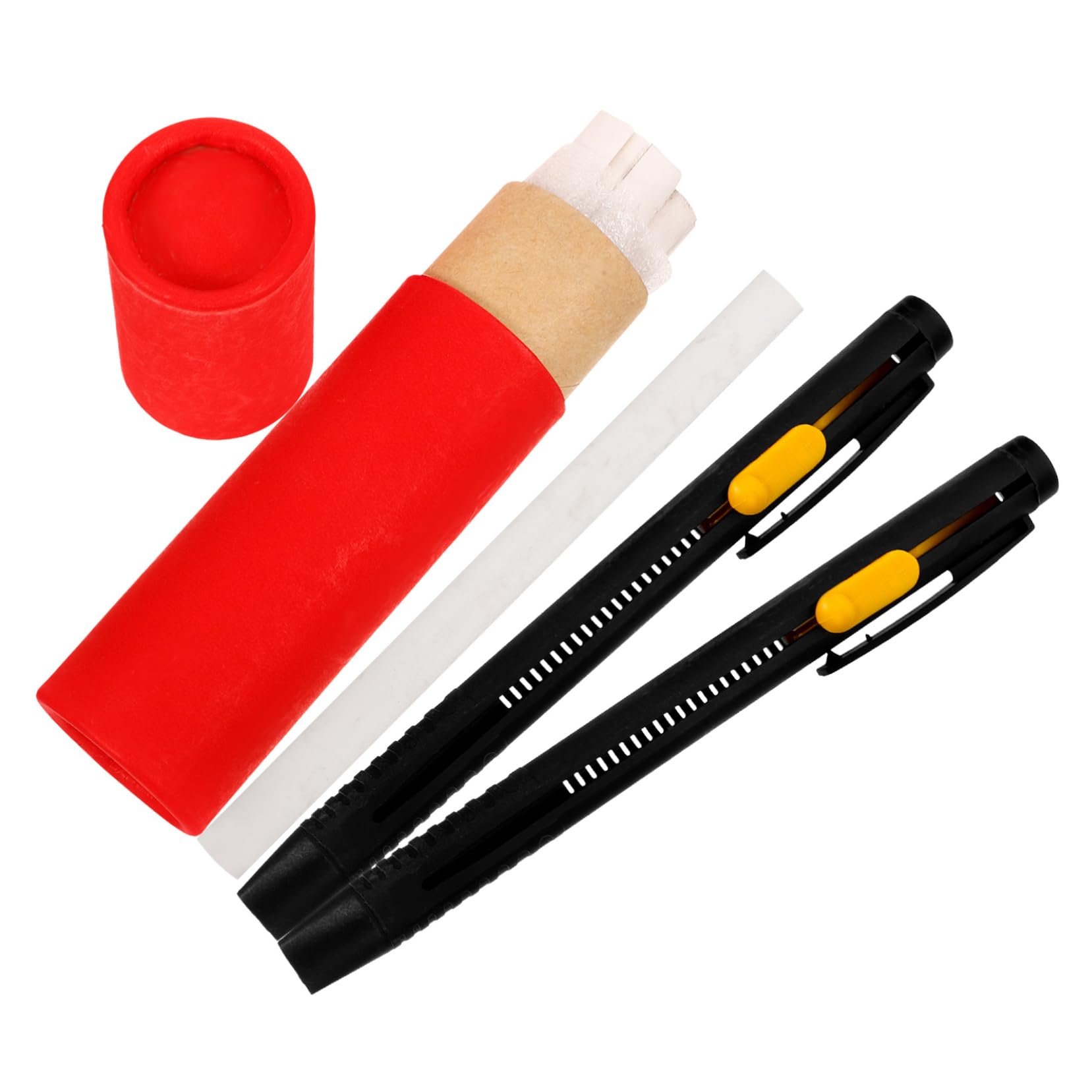HOMSFOU 6 Set Gessetti per Sarto Marcatori per Tessuti e Strumenti Ergonomici per Cucito e Crafting Facile da Usare Affilatura per Abbigliamento
