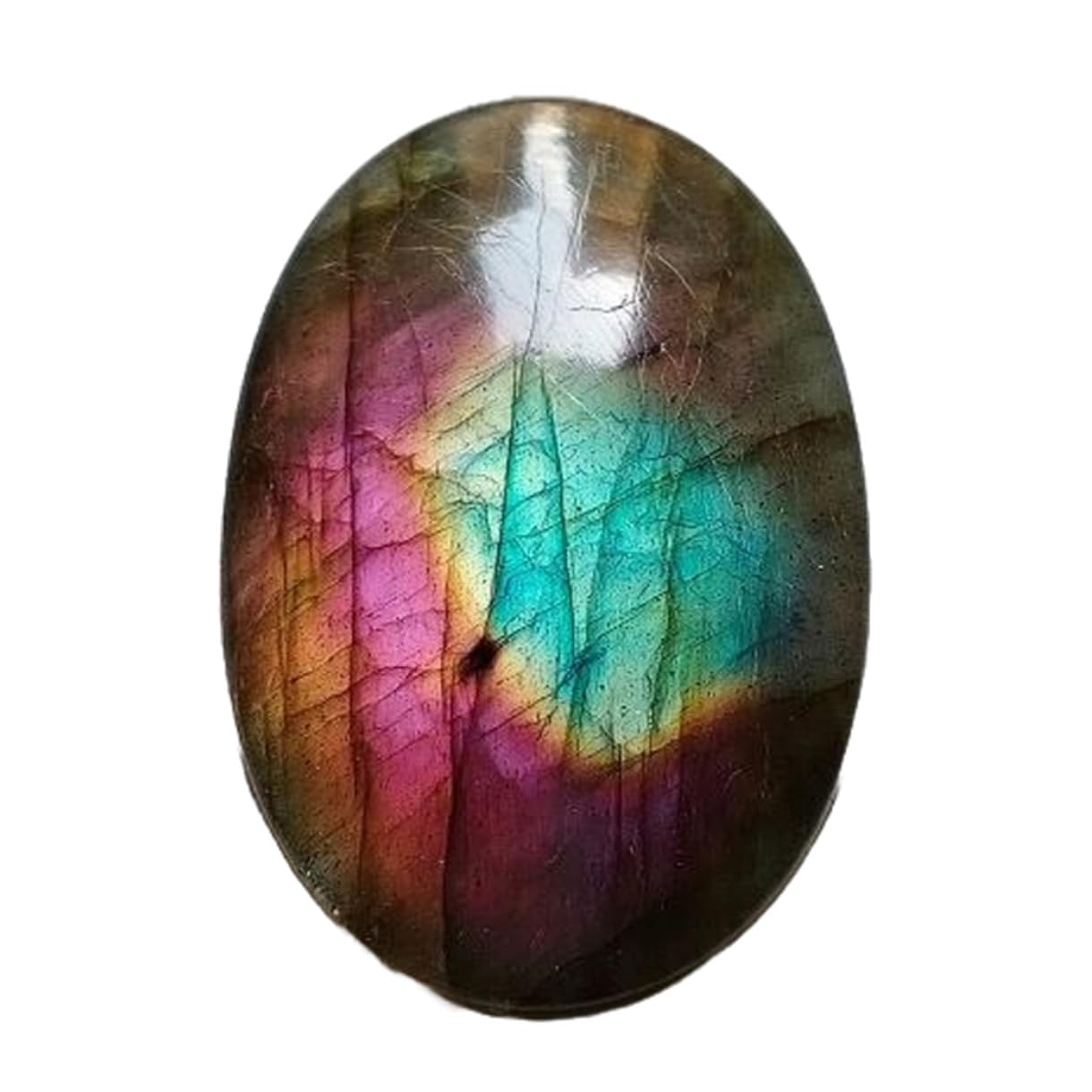 Labradorite violette naturelle pierre pour bague pendentif collier - 7