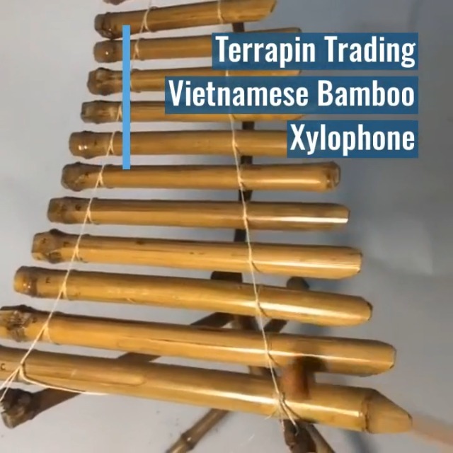 Xilofono Di Bambù Vietnamita Dan T'rung - 12 Tasti, Altezza 38 Cm, Commercio Equo - Foto 11