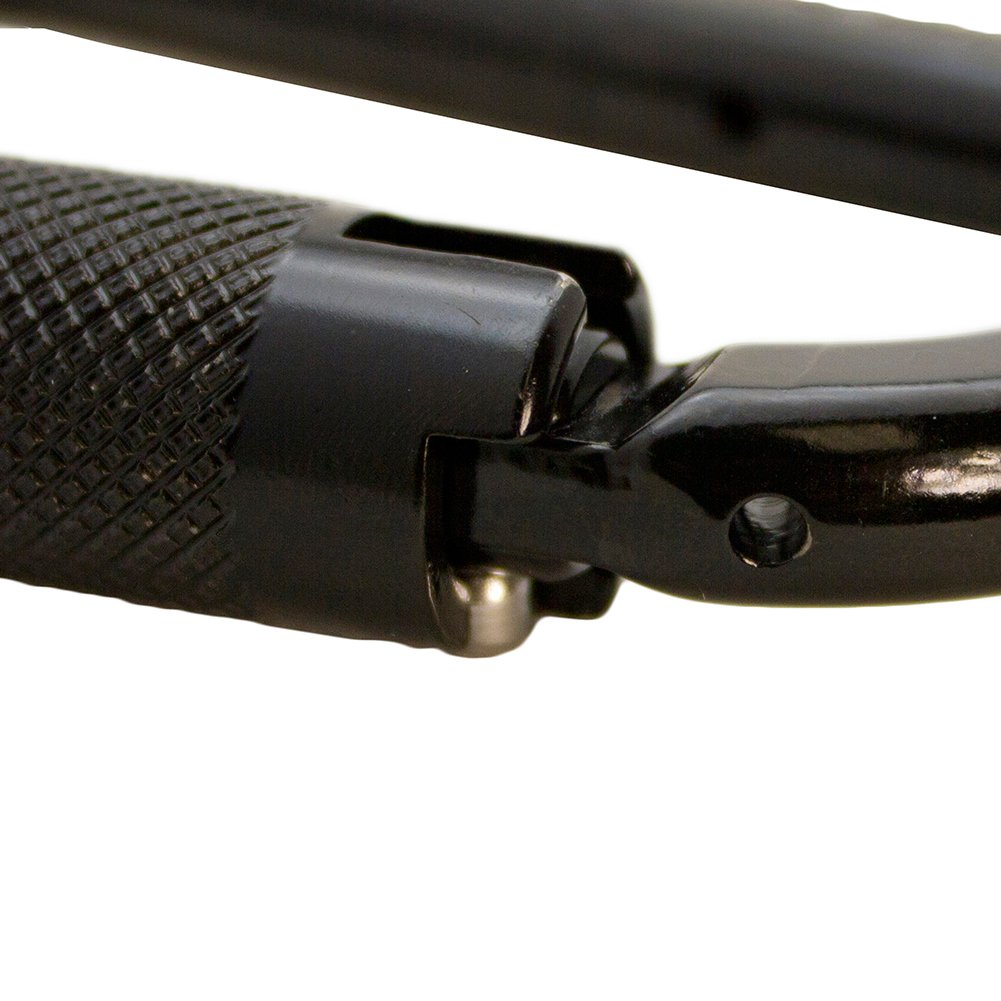 Fusion Tacoma Steel Triple Lock with Key Nose Modified D-Shaped - Mosquetón (10 Unidades) Unisex Adulto