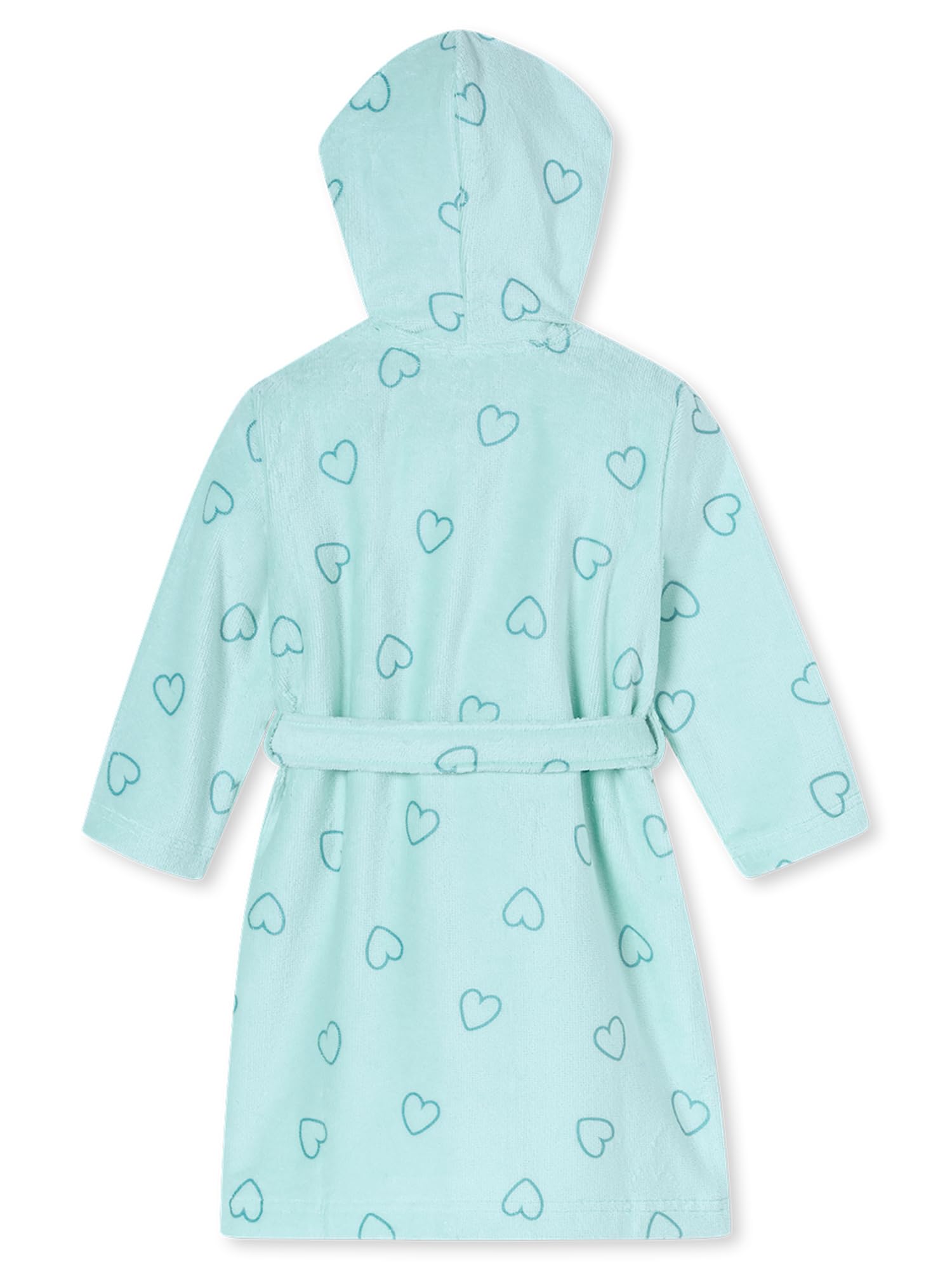 Schiesser Dziewczęcy szlafrok kąpielowy Aqua Kids Girl dla dzieci, szlafrok poranny dla dziewcząt, strój kąpielowy, frotte, płaszcz wellness, na plażę, basen