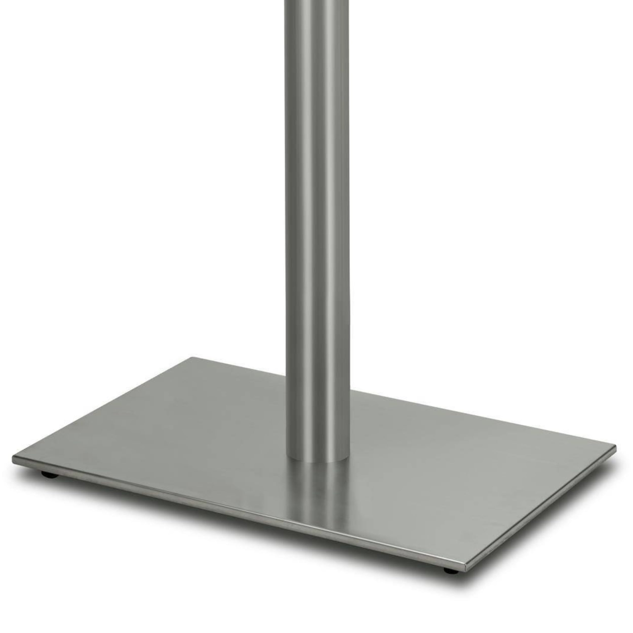 Base per Tavolo Alto da Bar Premium in Acciaio Inossidabile - PD7595inox/110 - Gambe per Tavoli Alti (Altezza: 108 cm, Peso: 25 kg) - Max. Dimensione della Tavola: 110x70 cm