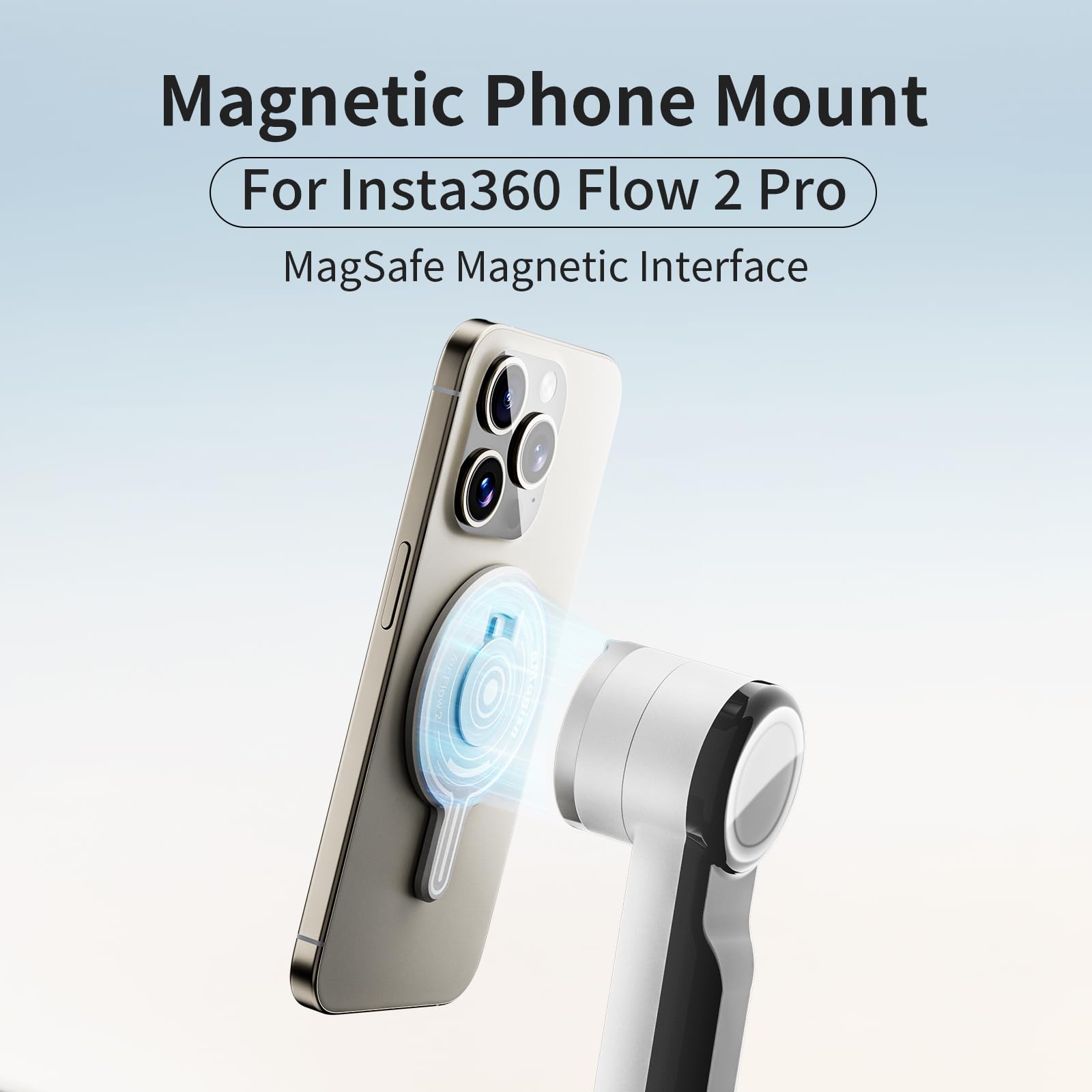 Amazon.co.jp: LINGHUANG Insta360 flow 2 pro 磁気スマートフォン 