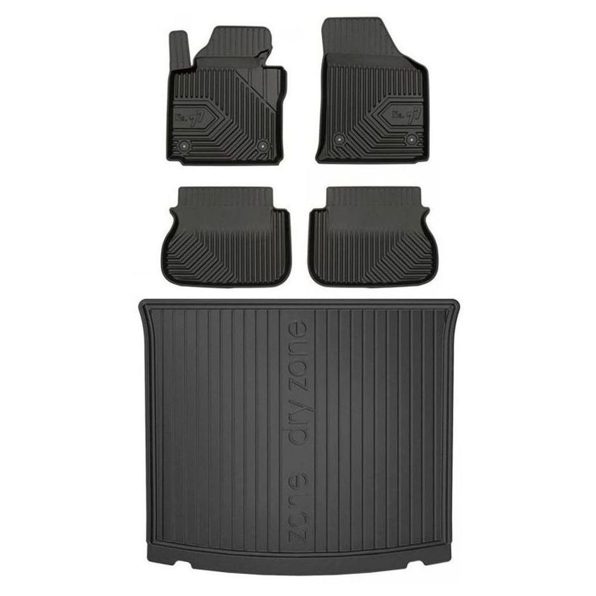 Biker's Best Topcase und Koffermatten set ( 3 Teile ) - - DE