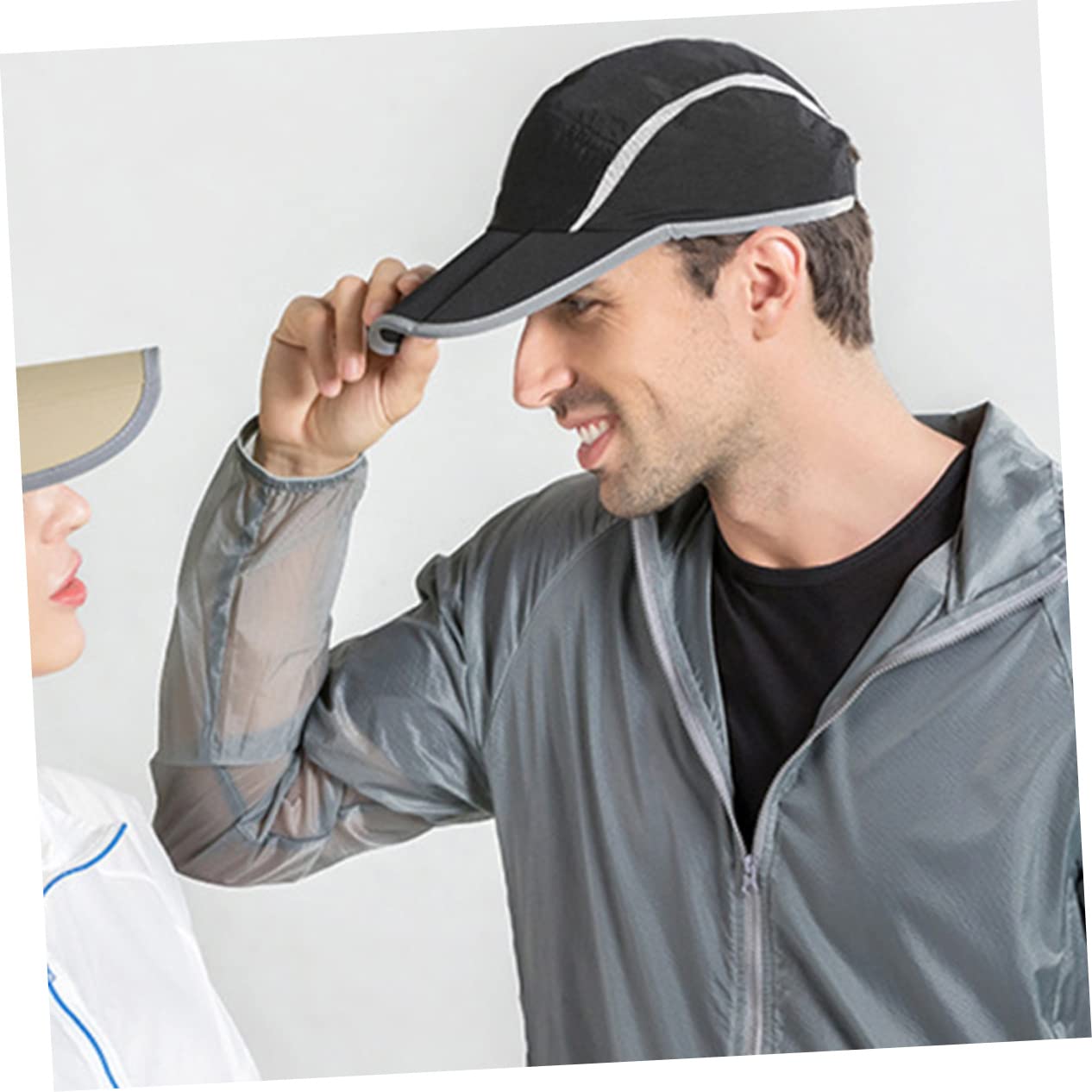 Beaupretty Running Unisex y Transpirable para Actividades Aire Protección UV y Reflectante para Running