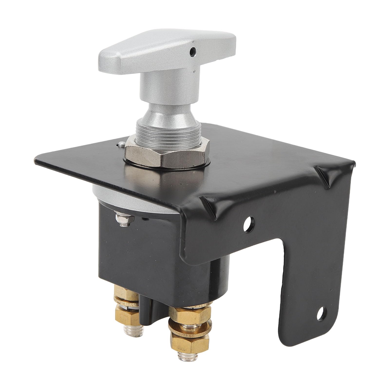 Battery Disconnect Fixed Handle Isolator, 12-48V 500A Master Cut Off Switch Selector for Car RV Boat Trucks