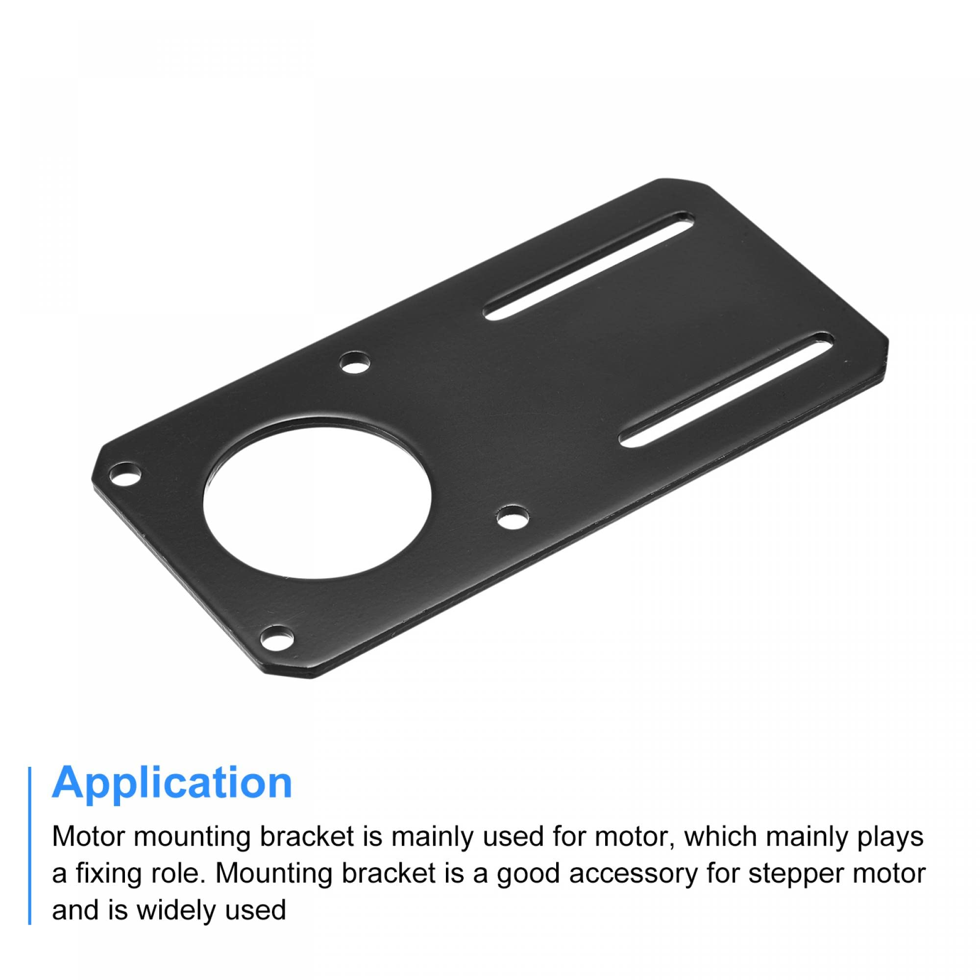 sourcing map Support de montage pour moteur pas-à-pas NEMA 34 - 188 x 101 mm - Noir