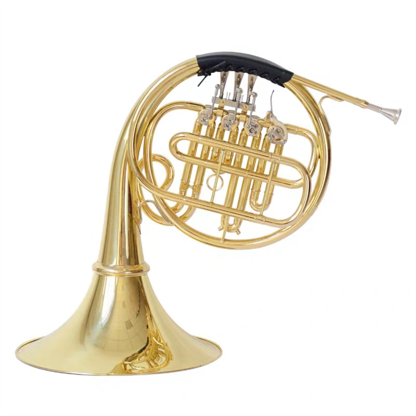 Cor Français Plat B 4 Touches À Une Rangée, Cor Français Fendu Pour Débutants, Pratique Du Cor Français Avec Accessoires Kit Cor D'harmonie