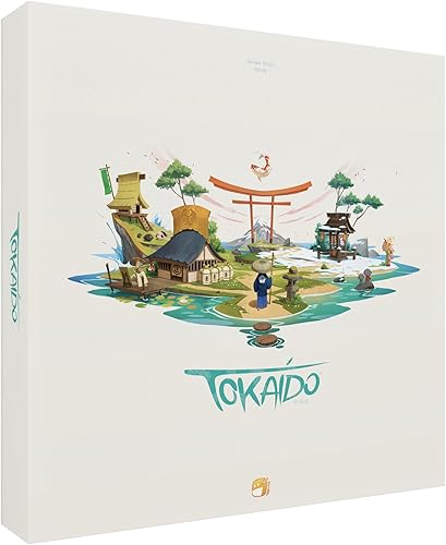 Tokaido Base Game 10th Anniversary Edition - Juego de mesa de exploración y aventura de viaje en Japón, a partir de 8 años, 2-5 jugadores, 45 minutos