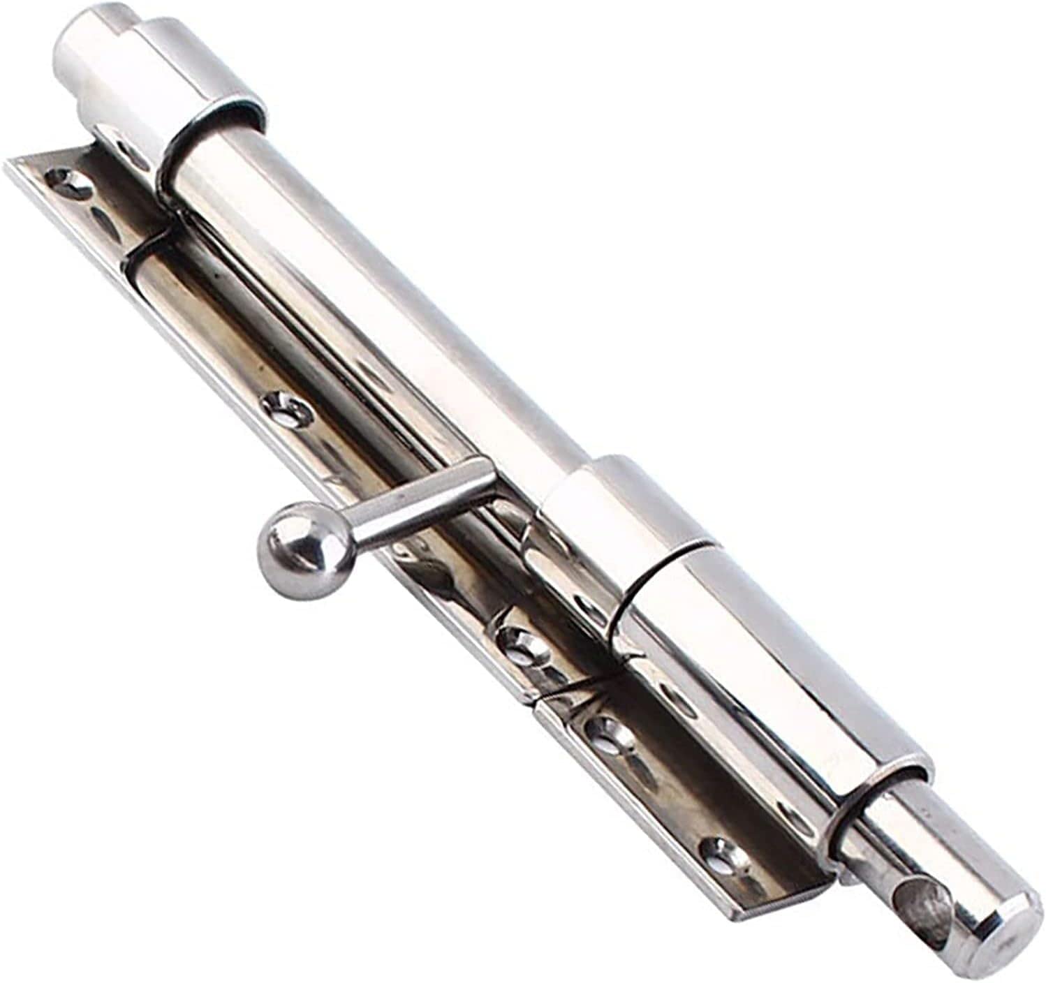 Uoxhfdh One Color Heavy Duty Slide Bolt With Hole, Thickened Stainless Lock For Door, Barrel