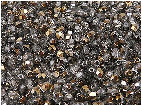 600 Facettierte Glasperlen Aquamarinblau - Echte Tschechische Fire-Polished Perlen Für Schmuckdesign