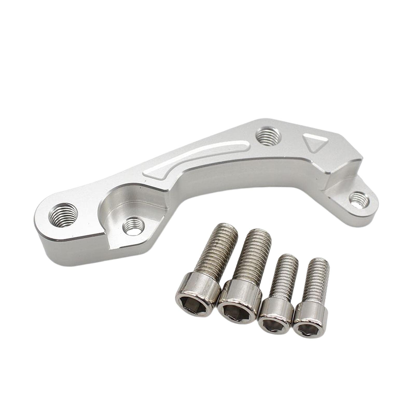 Bremssattel Halter Motorrad Adapter Fahrzeug Ersatzteile Reparatur Aluminiumlegierung für 300 2017-2022 Umbau Werkstatt Freizeit, Silber