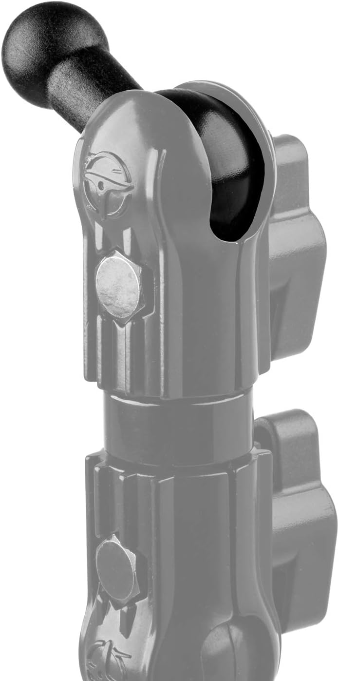 tackform 17mm to 1 ball adapter plastic with rubberized coating on 1 ball compatible with ram and 1 ball systems from arkon ibolt and more enter