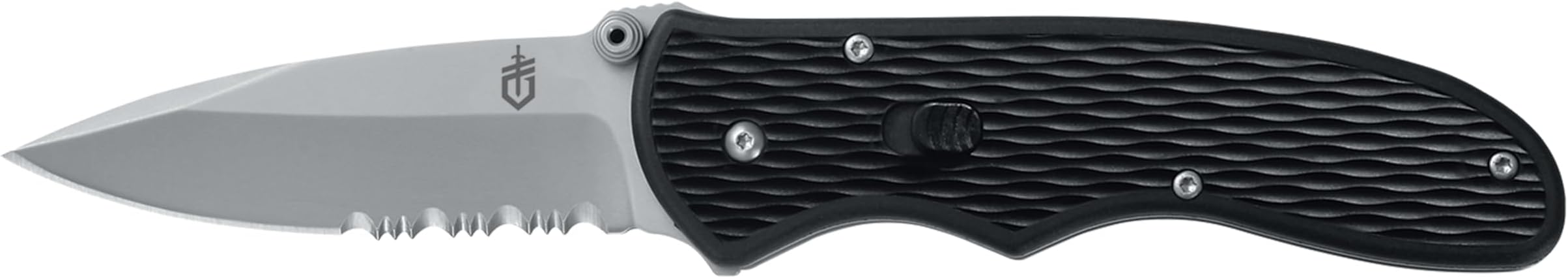 Gear FAST Draw Pocket Knife, EDC Assisted Opening Folding Knife, Serrated Edge