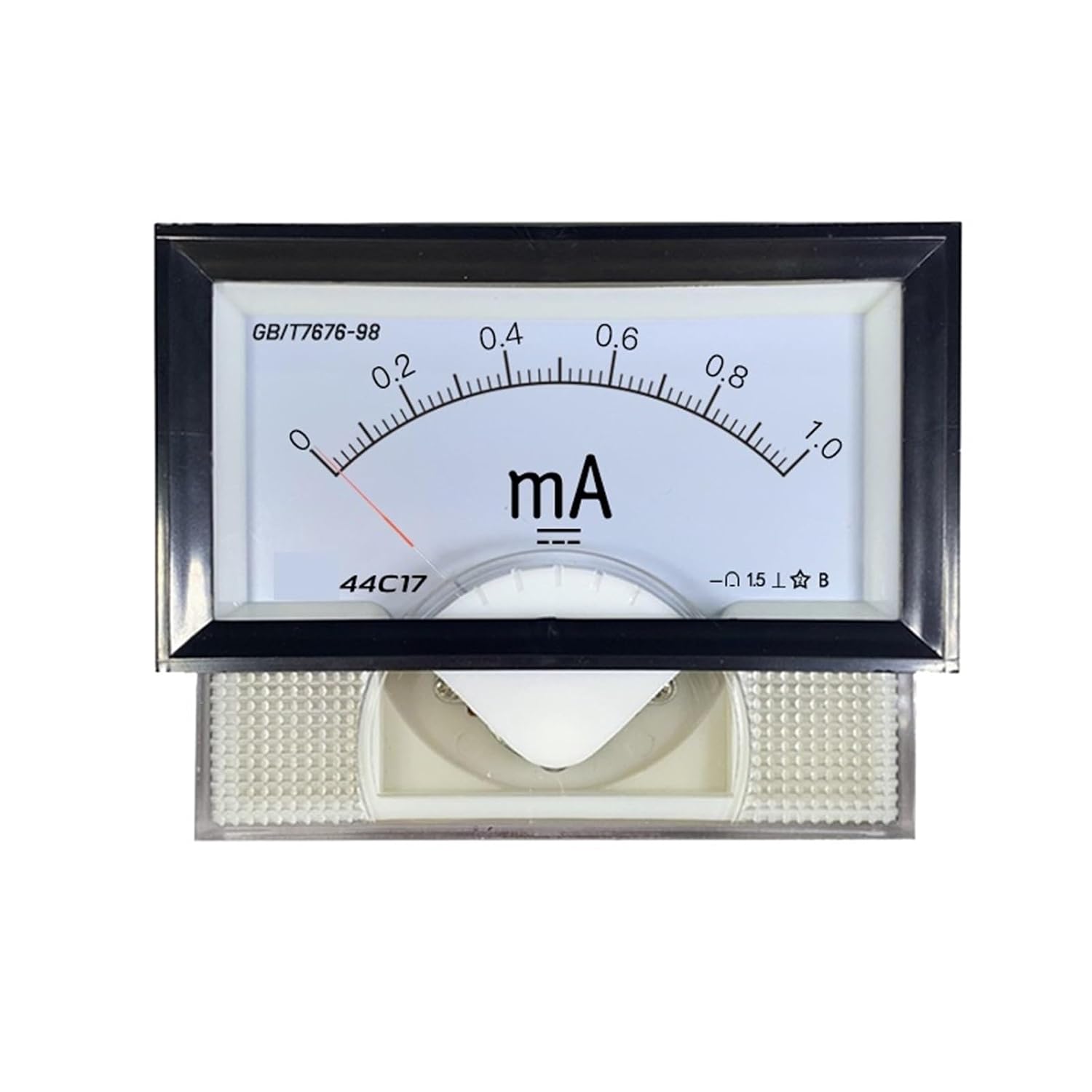 44C17-A DC Ammeter 10A/20A/100uA/100mA Microammeter 44C23 Pointer 1Pcs(DC 1mA)