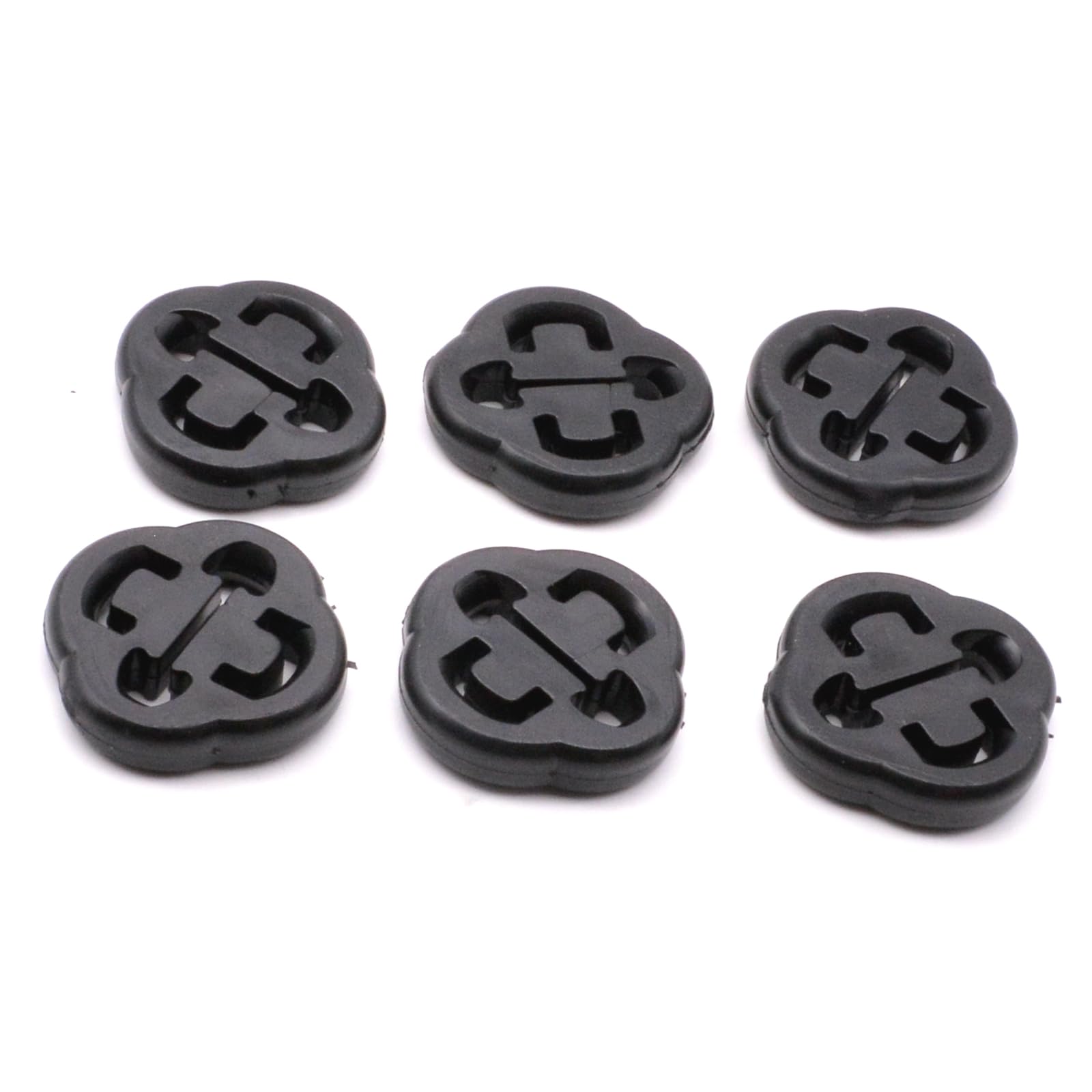 6X Colgador de goma del sistema de escape Para Audi 80 90 100 Cabriolet Coupe Para Seat Terra Para VW Caddy Derby Golf Jetta Passat Polo Santana Scirocco Para Skoda Favorit Felicia 823253147A