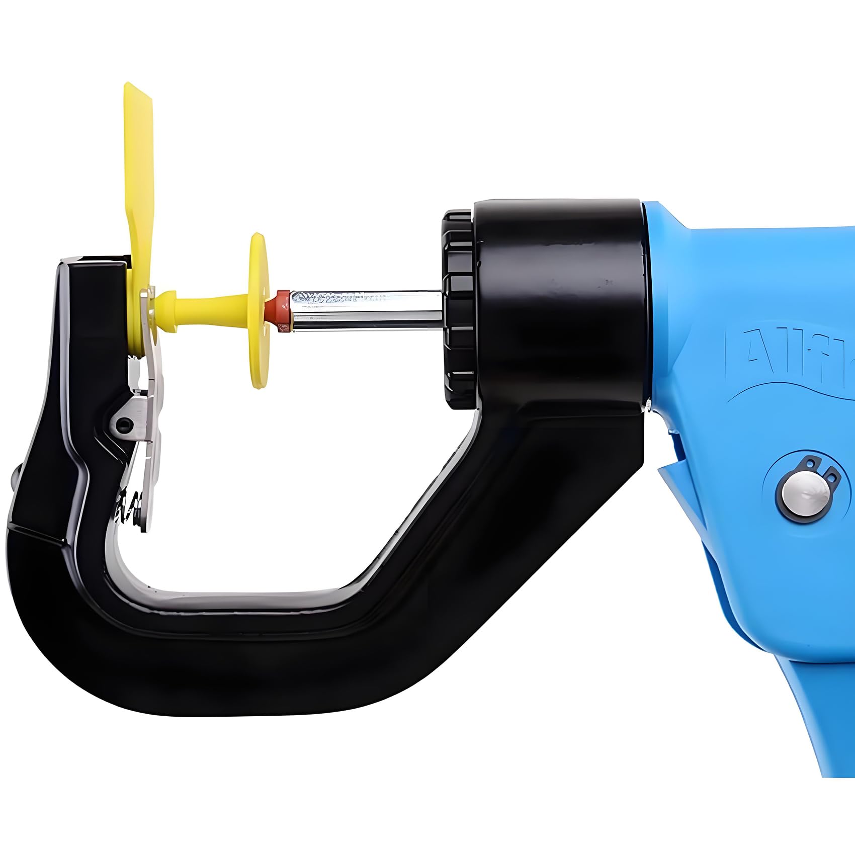 Pinza per etichette auricolari, applicatore automatico di rimbalzo per bestiame, design verticale con ganasce girevoli, ideale per maiali, pecore e capre