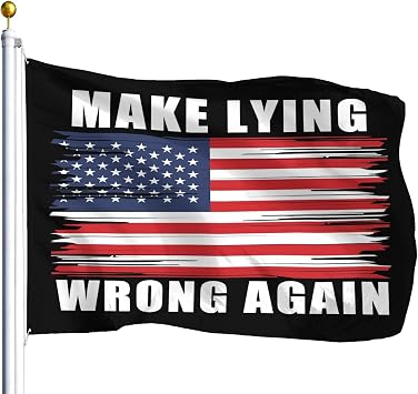 Make Lying Wrong Again Flags For Room Guys Aesthetic Outdoor Flags Outdoor Banner For Porch 3x5 Ft, Graduation Gifts For