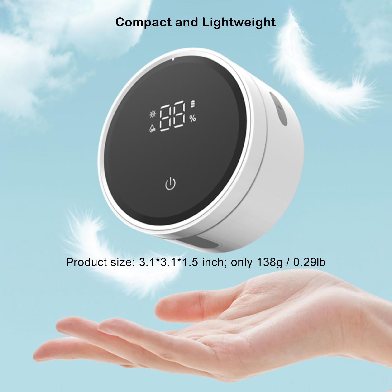 iBetterLife - Soporte para Cepillo de Dientes eléctrico Recargable montado en la Pared, Limpieza y Secado al Aire con Sensor automático Inteligente, Cubierta LED de Apertura/Cierre para el hogar,