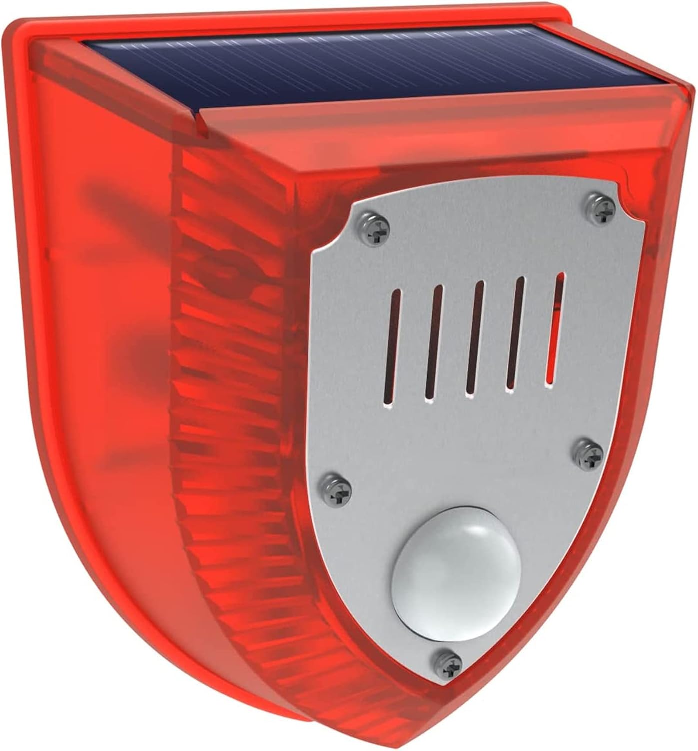 HULPPRE Upgraded Solar Outdoor Motion Sensor Alarm Dog Barking&Gunshot