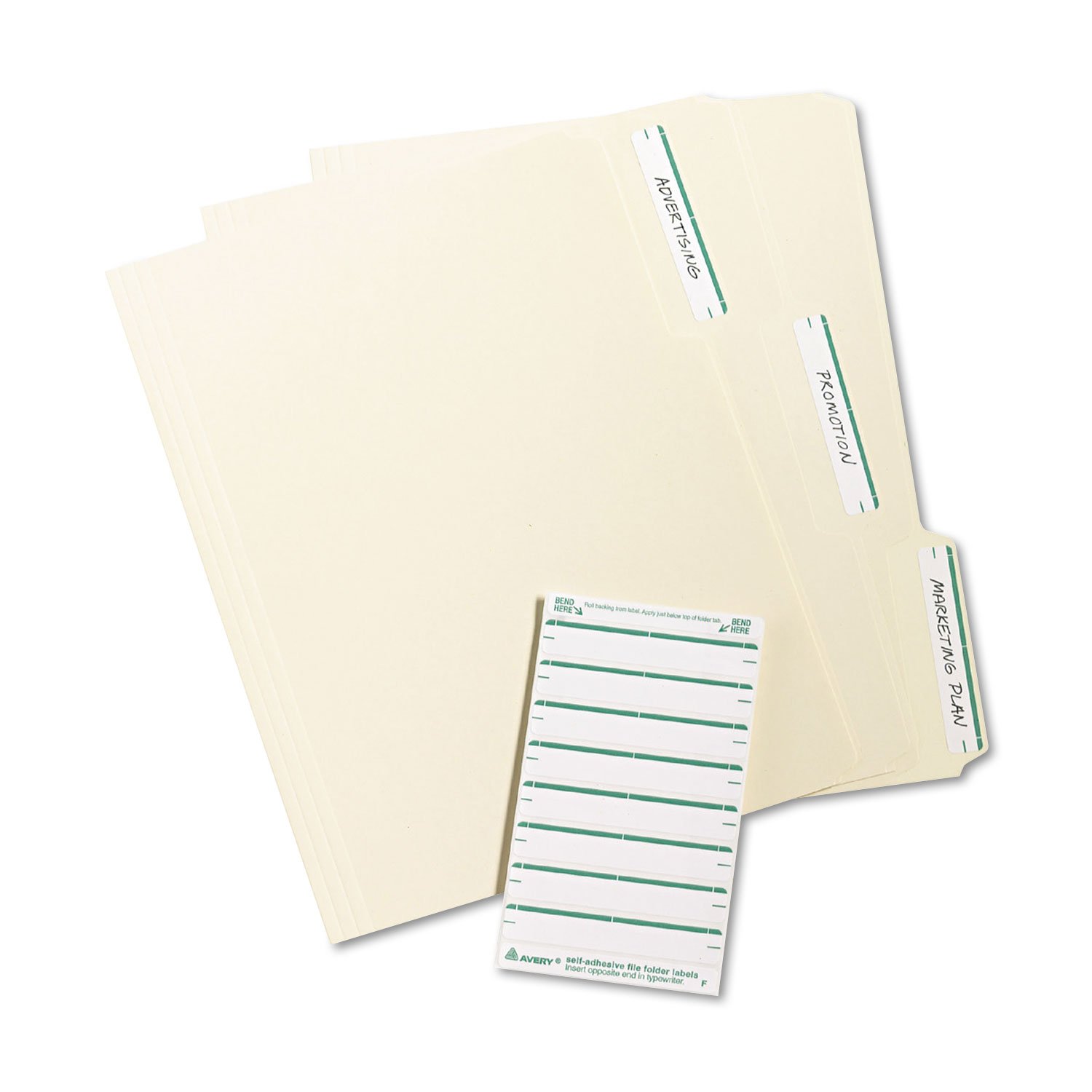 File Labels Avery File Folder Labels - 3 Pack Value Bundle (252 Labels Per Pack, 11/16 X 3-7/16", Assorted Colors) Avery 5202 File Folder Labels - Foto 12