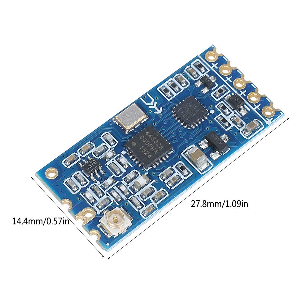 Modulo Aramox HC-12, modulo porta seriale wireless SI4463 1000 m con antenna a molla 433,4—473,0 MHz
