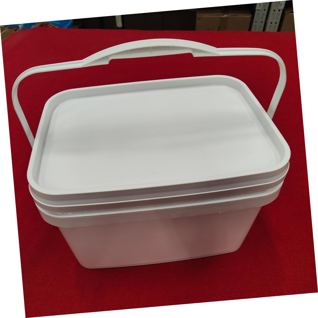 Secchio per Pittura in Plastica Pp 10 Litri con Coperchio e Manico, Contenitore per Vernice Leggero e Resistente, Secchio di Stoccaggio Multiuso per Conservazione Pigmenti